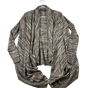 Moda International Cardigan Womens XS Cotton Cashmere Waterfall Open Front